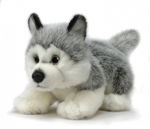 Мягкая игрушка - Щенок Хаски, 25 см. (Hansa, 3973)